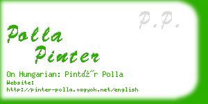 polla pinter business card